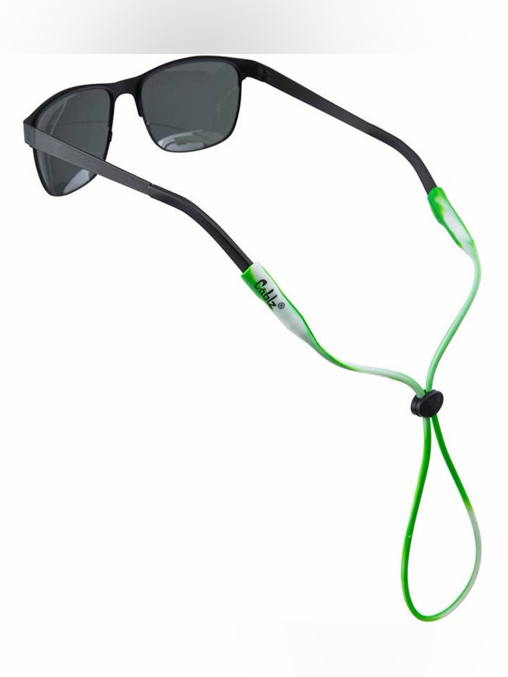 Cablz -Silicone - Kelly Green & White -16"